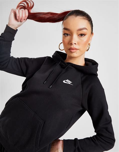 nike hoodie dames zwart